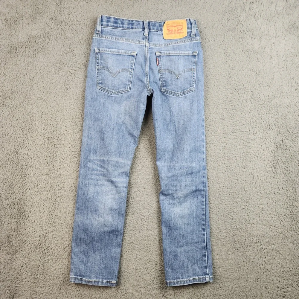 Levi's 511 Slim Fit Jeans Boys 10 Reg Blue Mid Rise Stretch Denim Casual Classic